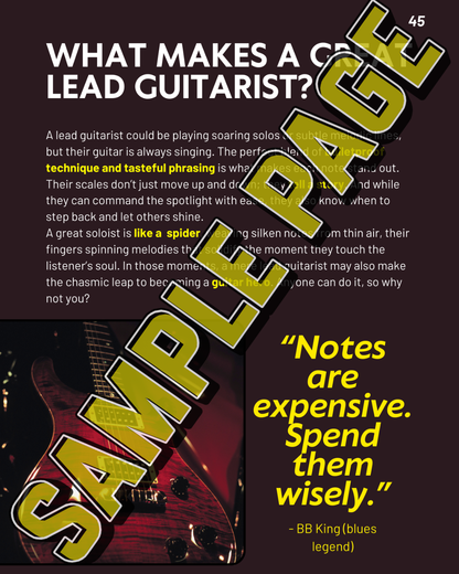Only Scales for Guitar: The Complete Visual Guide for Modern Players (pdf)