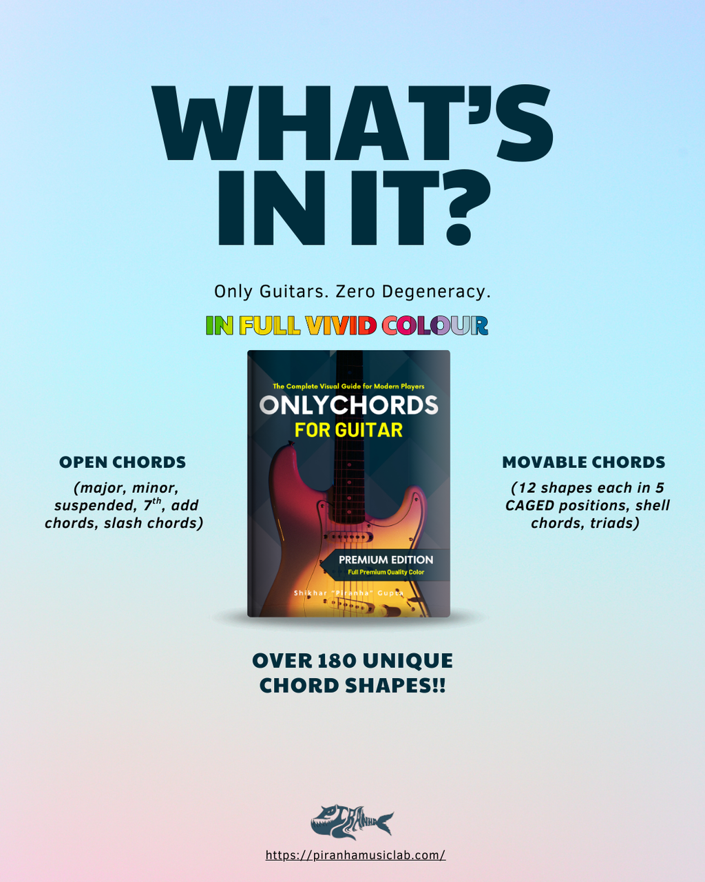 Only Chords for Guitar: The Complete Visual Guide for Modern Players (pdf)