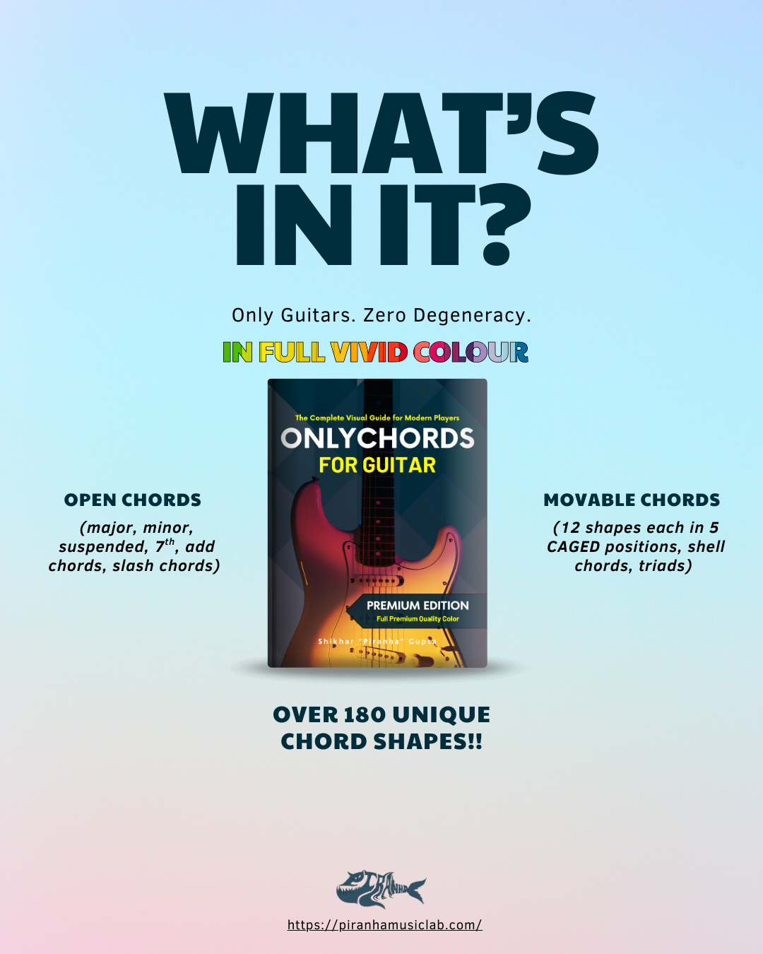 Only Chords for Guitar: The Complete Visual Guide for Modern Players (pdf)