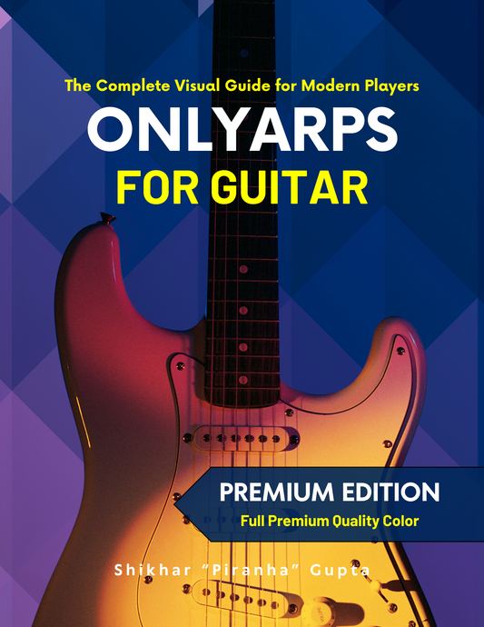 Only Arpeggios for Guitar: The Complete Visual Guide for Modern Players (pdf)